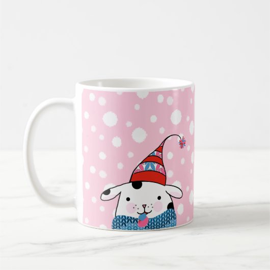 Itty Bitty Tricot Doggie Mug (Gauche)