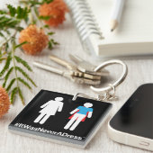 #ItwasNooitADress-Sleutelhanger Sleutelhanger (Voorkant Rechts)