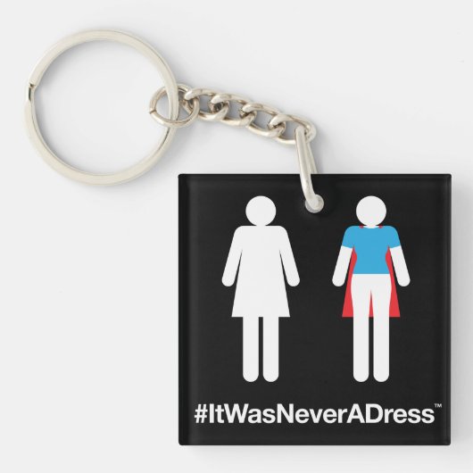 #ItwasNooitADress-Sleutelhanger Sleutelhanger (Voorkant)