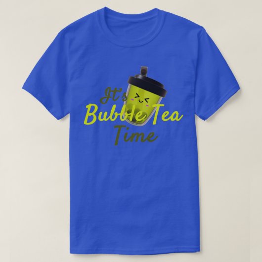 Itx27s bubble tea time Matcha edition T-shirt (Design voorkant)