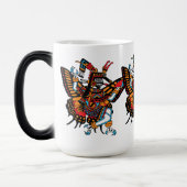 Itzpapalotl - Obsidian Butterfly godin van sterren Magische Mok (Links)