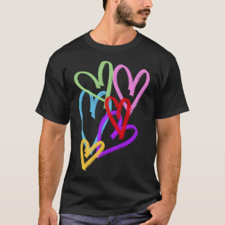 ITZY - Loco Hearts Sticker T-shirt