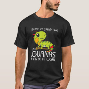 Iu2019d besteedt eerder tijd met Iguanas T-shirt