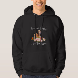 IU2019M Niet Bossy IU2019M De baas Saluki Hoodie
