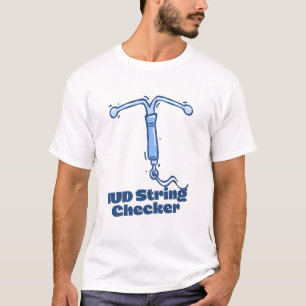 IUD-draadcontrole T-shirt
