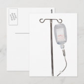 IV-druppelinfuus Briefkaart (Voorkant / Achterkant)