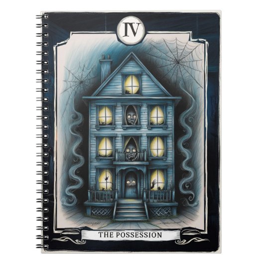 IV Het bezit – achtervolgd of achtervolgd? tarot Notitieboek (Voorkant)