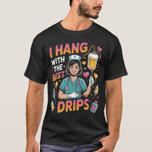 IV-therapie verpleegster medische werker intravene T-shirt