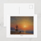 Ivan Aivazovsky #2 - Carte postale d'art fin (Devant / Derrière)
