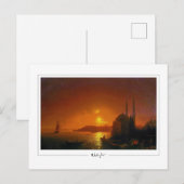 Ivan Aivazovsky #321 - Carte postale d'art fin (Devant / Derrière)
