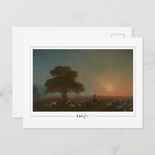 Ivan Aivazovsky #370 - Carte postale Art (Devant / Derrière)