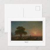 Ivan Aivazovsky #370 - Carte postale d'art fin (Devant / Derrière)