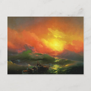 Ivan Aivazovsky - De negende golf Briefkaart