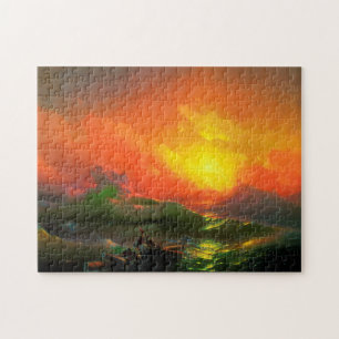IVAN AIVAZOVSKY - De negende golf van 1850 Legpuzzel