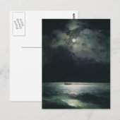 Ivan Aivazovsky - Het zwarte Zee 's nachts Briefkaart (Voorkant / Achterkant)