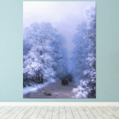 IVAN AIVAZOVSKY - Winterlandschap - 1876 - Canvas Afdruk (Insitu (Houten vloer))