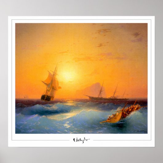Ivan Aivazovsky Zedign Affiche #168 (Devant)
