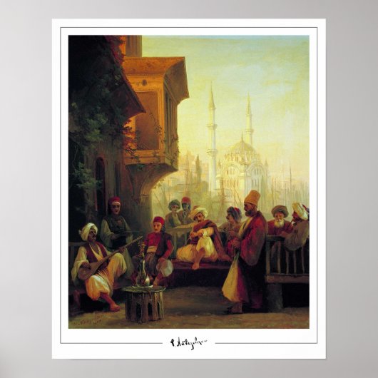 Ivan Aivazovsky Zedign Affiche d'art #221 (Devant)
