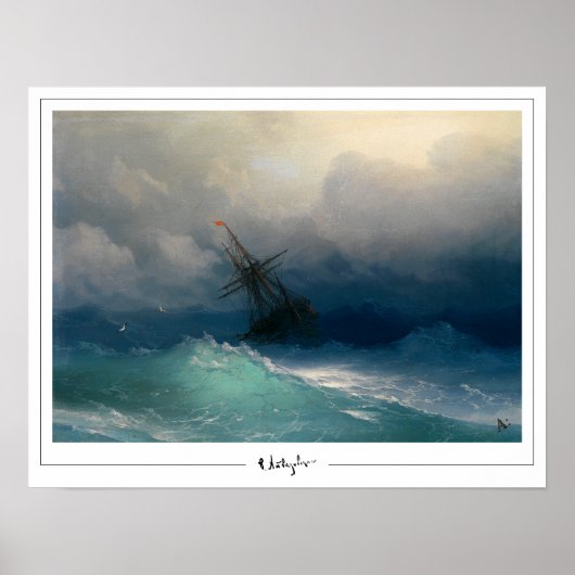 Ivan Aivazovsky Zedign Affiche d'art #405 (Devant)