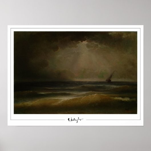 Ivan Aivazovsky Zedign Affiche d'art #552 (Devant)