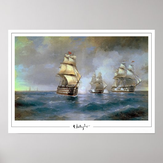Ivan Aivazovsky Zedign Affiche d'art #7 (Devant)