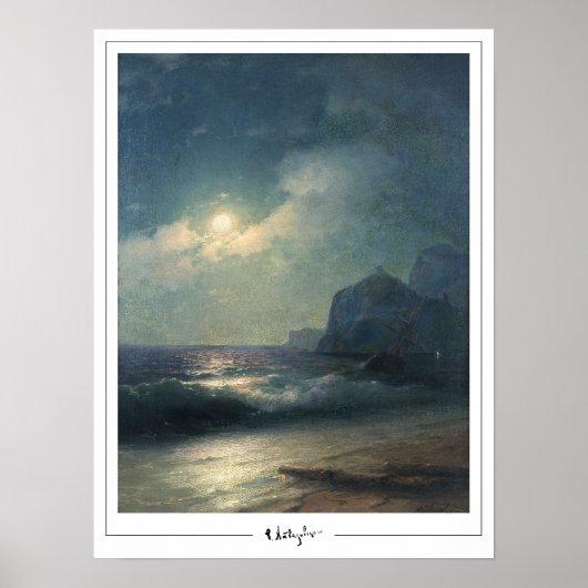 Ivan Aivazovsky Zedign Art Poster #204 (Voorkant)
