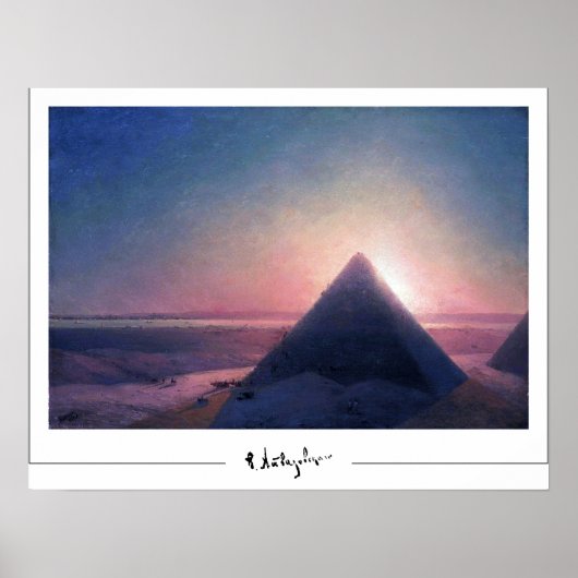 Ivan Aivazovsky Zedign Art Poster #205 (Voorkant)