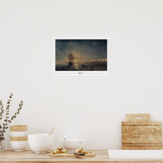 Ivan Aivazovsky Zedign Art Poster #559 (Keuken)