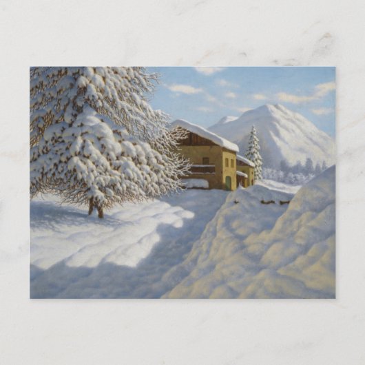 Ivan Choultse Winterlandschap    Briefkaart (Voorkant)