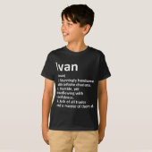 IVAN Definition Personal Name Funny Birthday G T-shirt (Voorkant volledig)