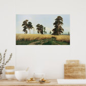 Ivan Ivanovich Shishkin (1832 - 1898) Rye Poster (Keuken)