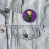 Ivan Karamazov-egelknop Ronde Button 5,7 Cm (In situ)