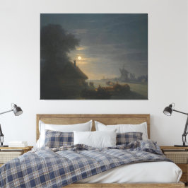 Ivan Konstantinovich Aivazovsky - Twee schepen op  Canvas Afdruk