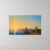 Ivan Konstantinovich Aivazovsky - View Of Constant Canvas Afdruk (Voorkant)