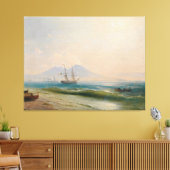 Ivan Konstantinovich Aivazovsky - View of Mount Canvas Afdruk (Insitu (Woonkamer))