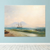 Ivan Konstantinovich Aivazovsky - View of Mount Canvas Afdruk (Insitu (Houten vloer))