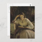 Ivan Kramskoy - Lezen Briefkaart (Voorkant / Achterkant)