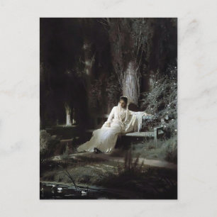 Ivan Kramskoy- Moonlit Night Briefkaart