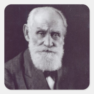 Ivan Petrovich Pavlov Vierkante Sticker