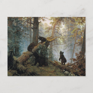Ivan Shishkin Morning in een pijnbos Briefkaart