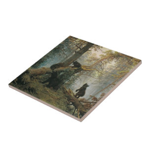 Ivan Shishkin- Morning in een Pine Forest Tegeltje