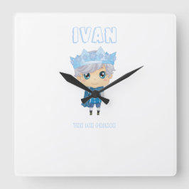 Ivan the ice prince baby wall klok