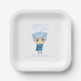 Ivan the ice prince paper borden papieren bordje