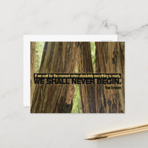 Ivan Toergenjev Inspirerend citaat "Klaar" Briefkaart