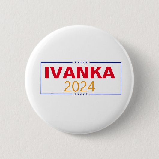 Ivanka Trump 2024 Ronde Button 5,7 Cm (Voorkant)
