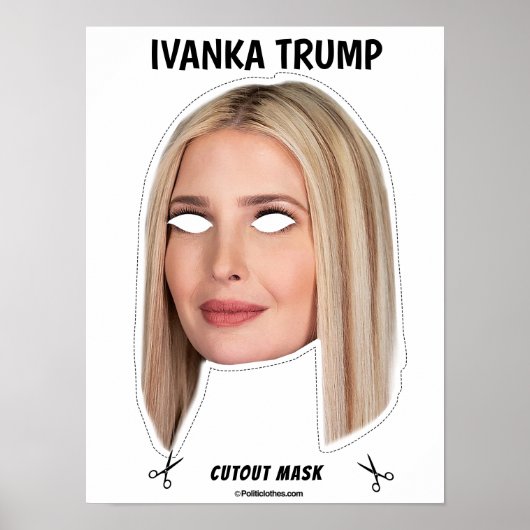 IVANKA TRUMP Halloween Masker Poster (Voorkant)
