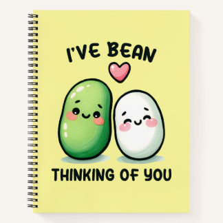 I've Bean Thinking of You Cute Kawaii Notitieboek