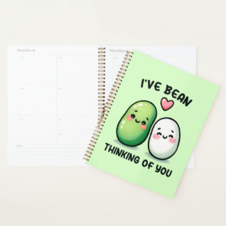 I've Bean Thinking of You Cute Kawaii Planner