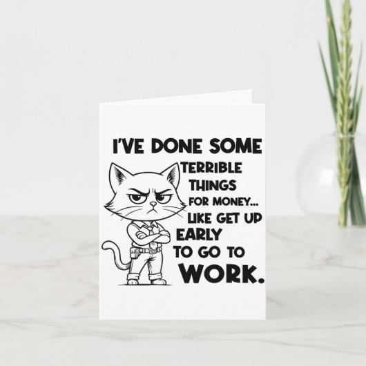 I've Done Some Terrible Things For Money Like Gett Kaart (Voorkant)