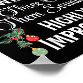 I've Never Met Even One Wise Man Three Sounds Impr Poster (Hoek)